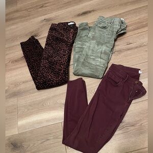 Loft lot of 3 size 2 (26) pants